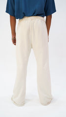 Cream Pleated Trousers