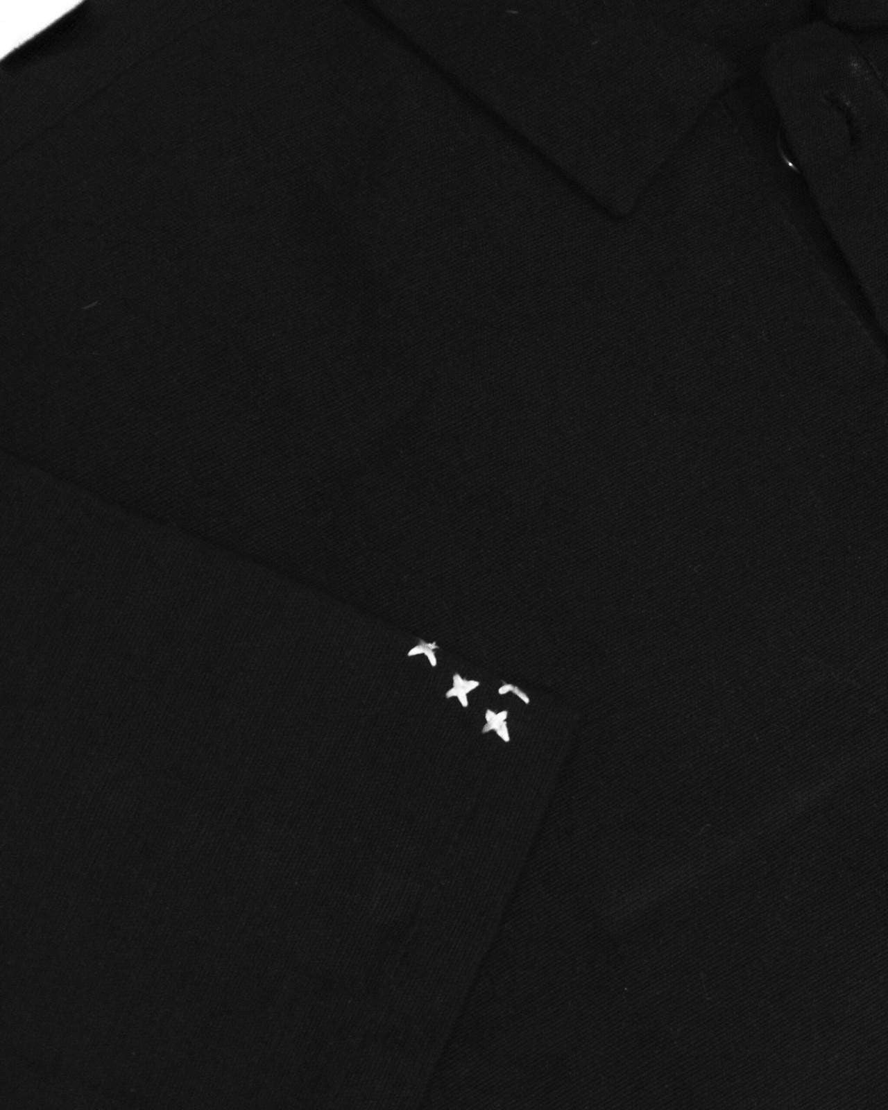 Hand Woven Bleeding Eyes Polo – Black