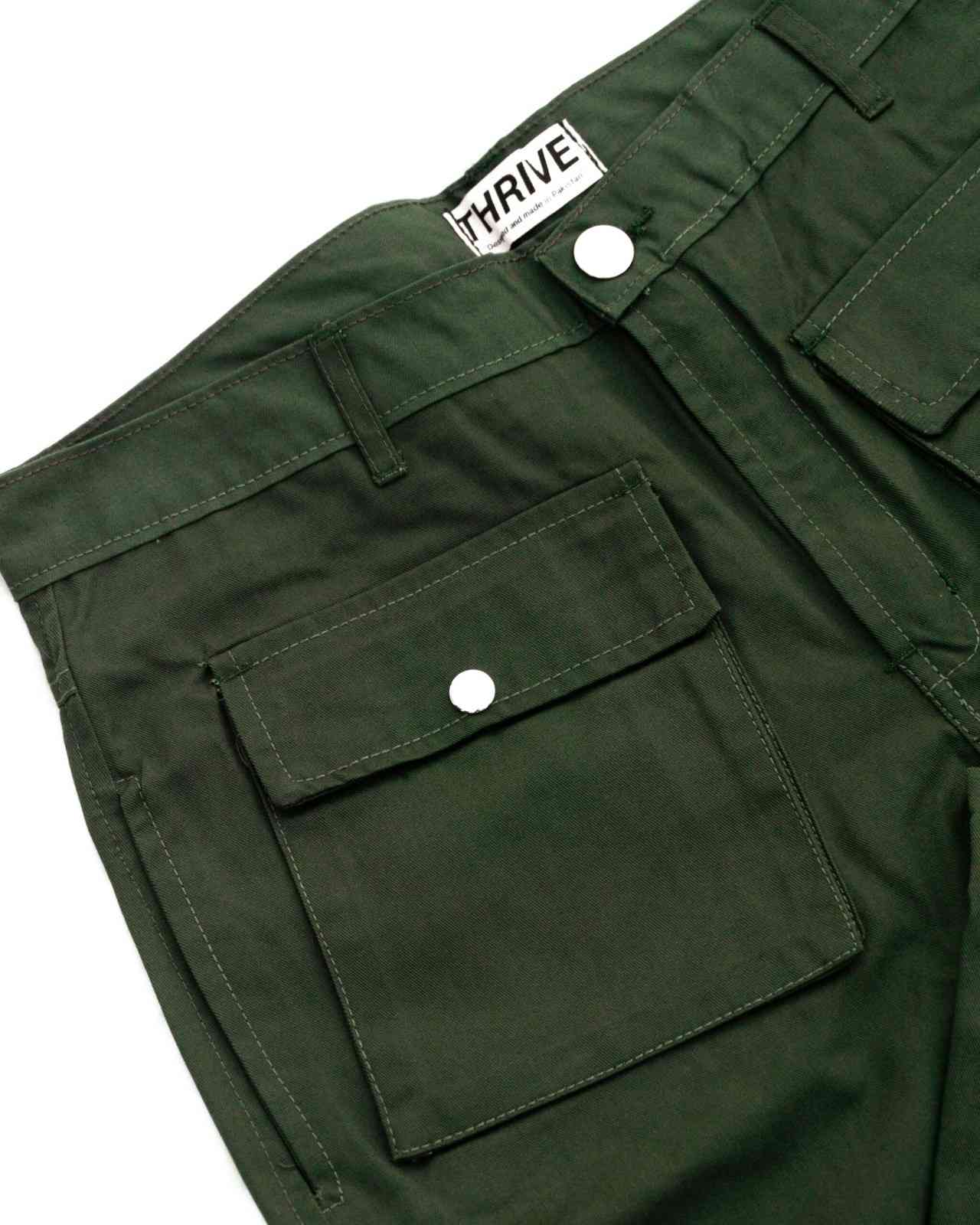 Olive Green Utility Combat Pants
