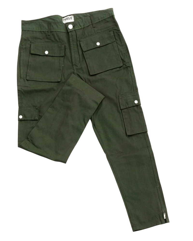 Olive Green Utility Combat Pants