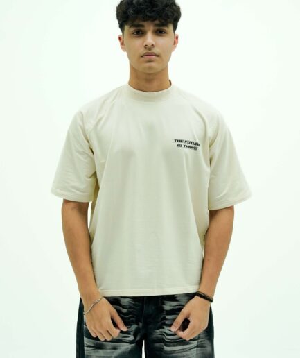 Raglan Boxy T-shirt (cream)