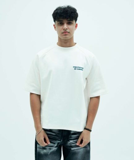 Raglan Boxy T-Shirt (white)