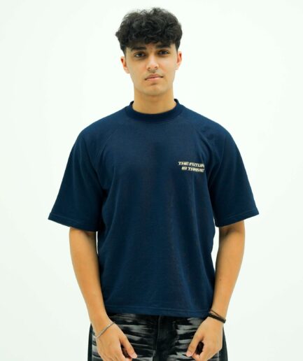 Raglan Boxy T-Shirt (navy)