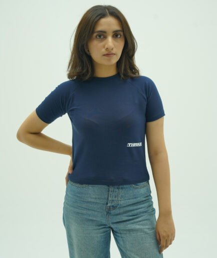 Raglan Baby Tee (navy)