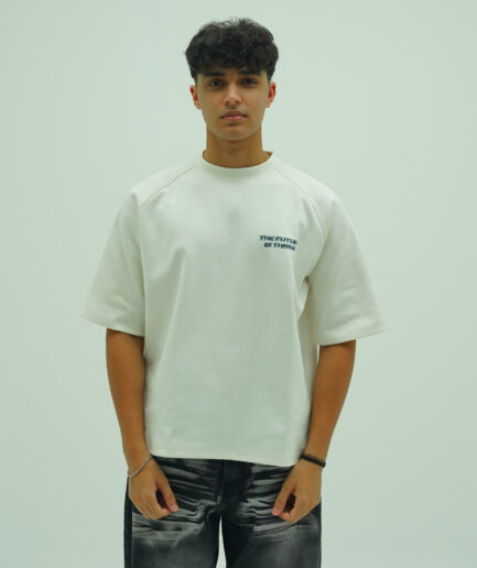 Raglan Boxy T-Shirt (white)