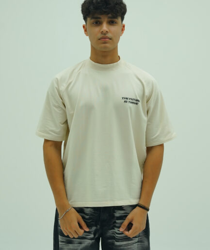 Raglan Boxy T-shirt (cream)