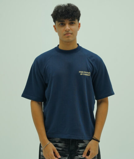 Raglan Boxy T-Shirt (navy)
